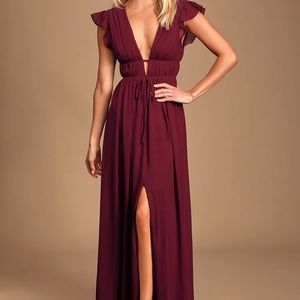 Lulus maxi dress